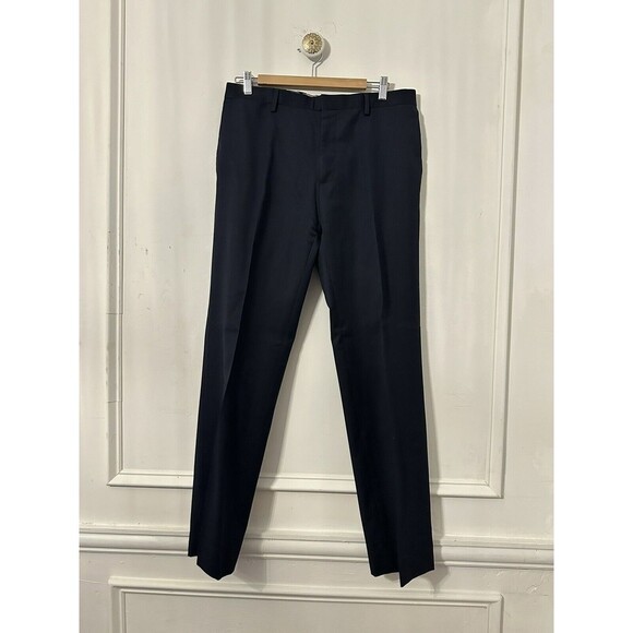 Banana Republic Dress Pants Mens 32 X 32 Navy Classic Fit Straight Leg Business - Picture 5 of 8